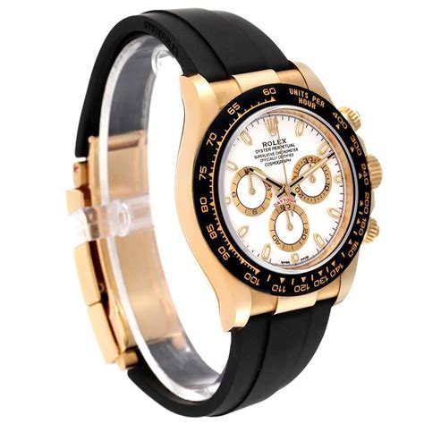 rolex daytona gold rubber band|original Rolex rubber strap.